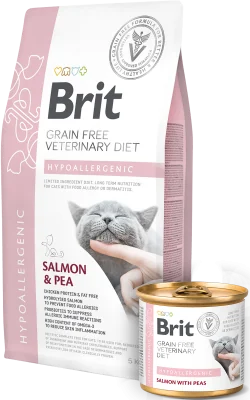 Envase técnico de Brit Veterinary Diets Hypoallergenic